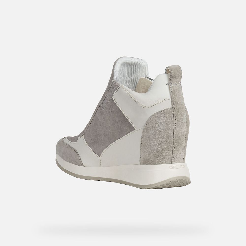 Geox Bayan Spor Ayakkabı Gri - Nydame - WCU-096582